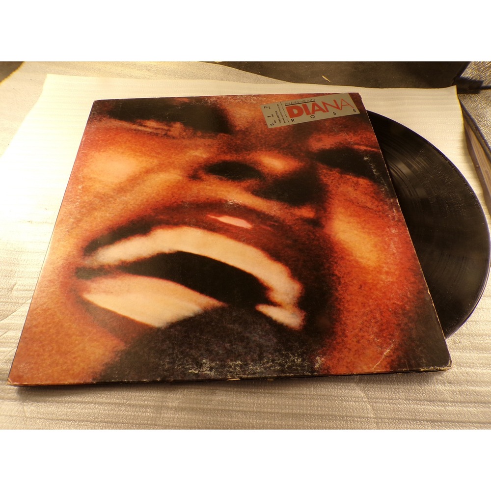 Diana Ross An Evening With Diana Ross 1977 Motown Double Vinyl LP Live M7-877R2